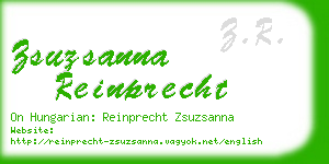 zsuzsanna reinprecht business card